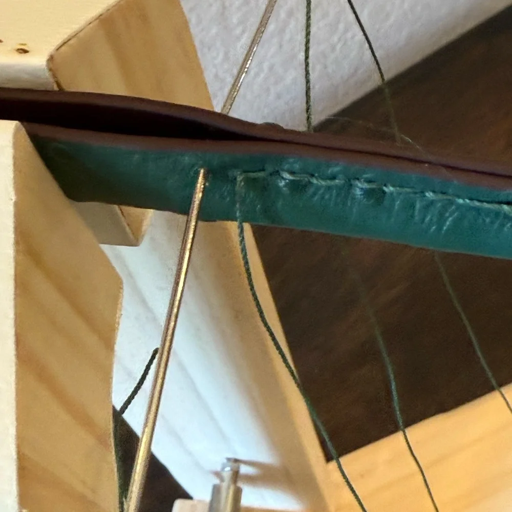 Designer inspired leather satchel bag handmade exclusive - Picture 14 of 14